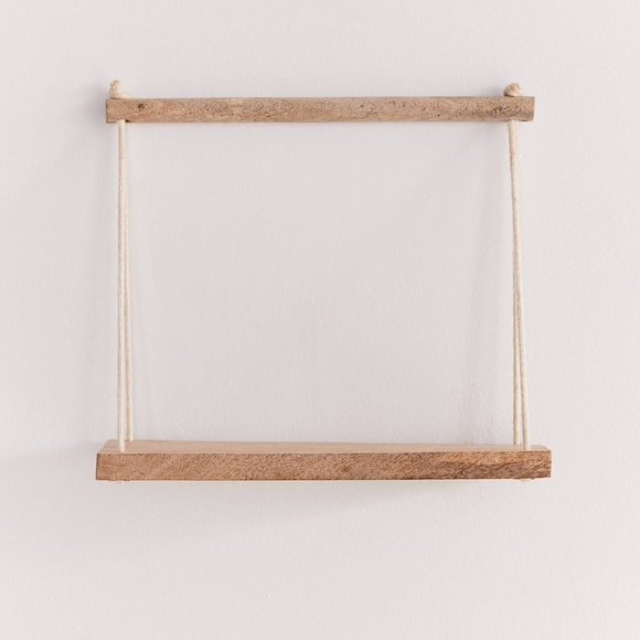 Urban Outfitters Wooden Hanging Shelf - Picture 3 of 5